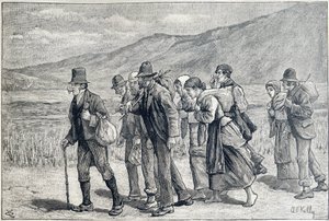 Irlanda: trabalhadores sazonais para a colheita de Unknown artist