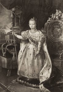 Isabella II (1830-1904). Rainha de Espanha (gravura) de Unknown artist