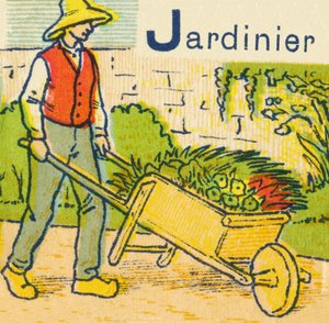 J como jardineiro de Unknown artist