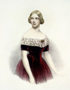 Jenny Lind (1820-1887), cantora sueca em 1847 de Unknown artist