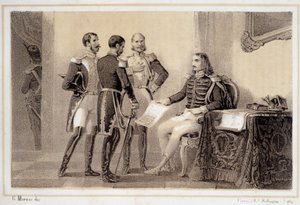 Joachim Murat (1767-1815) que apresentou aos seus generais o programa para os italianos - na "Storia d