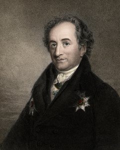 Johann Wolfgang por Goethe 1749-1832 - gravura - século XIX de Unknown artist