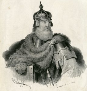 Kestutis - Grão-Duque da Lituânia e Duque de Trakai 1297-1382 de Unknown artist