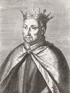 Rei Afonso II de Portugal. Retrato. de Unknown artist