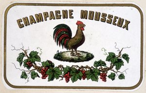 Etiqueta “” Champanhe Espumante ””. SD. de Unknown artist