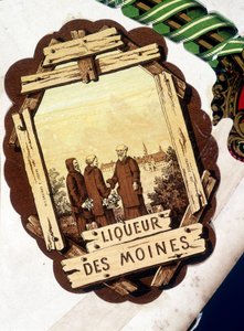 Rótulo do "Liqueur des Moines", sd. Século XIX. de Unknown artist