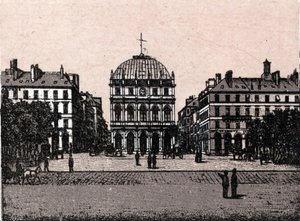 Le Havre, le theatre in "Le monde illustrates 168 views" Sem data (final do século XIX) de Unknown artist