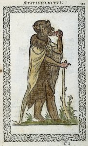 Le monge debout - in "Habits et éffigies" de Jean Sulperius de Unknown artist