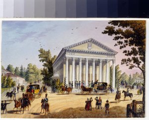 O teatro de Verão na ilha Kamenny em São Petersburgo (álbum de Marie Taglioni) de Unknown artist