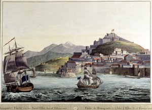 Fuga de Napoleão Bonaparte da Ilha Elba 26/02/1815. de Unknown artist