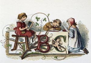 Leitura e escrita infantil - em "Children