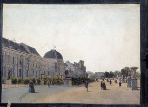 Les Tuileries - em "Views of Paris for Panoptic Polyorama", por volta de 1850 de Unknown artist