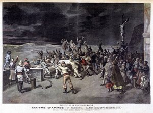 Les rescueurs: 7º quadro da peça "Maître d