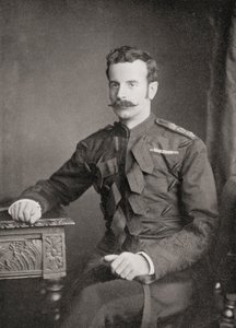 O tenente-general Douglas Mackinnon Baillie Hamilton Cochrane, 12º Conde de Dundonald, do livro África do Sul e a Guerra do Transvaal, de Louis Creswicke, pub. 1900 de Unknown