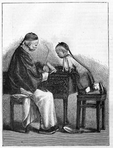 A vida na China no século XIX: Uma palestra de Unknown artist