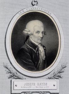Retrato do músico Franz Joseph Haydn (1732-1809) de Unknown artist