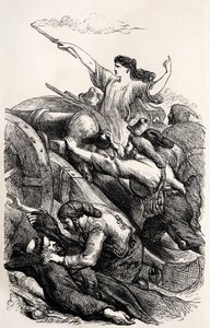 Lord Byron-ilustração de uma cena do poema 