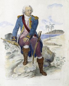 Louis Antoine, Conde de Bougainville (1729-1811), navegador francês. - em "Le Plutarque Français", de Mennechet de Unknown artist