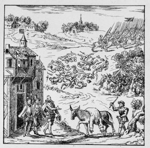 Luís I de Bourbon, Príncipe de Conde (Bourbon-Conde) (1530-1569) foi morto em batalha e o seu corpo, colocado numa anesse, foi levado para Jarnac, exposto à vista de todo o exército e depois vendido ao Duque de Longueville, o seu cunhado que o mandou passe de Unknown artist