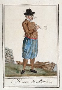 Homem de Brabant (Bélgica). de Unknown artist