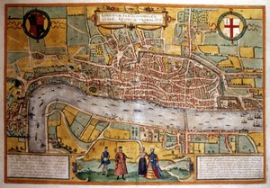 Mapa de Londres, no século XVI. de Unknown artist
