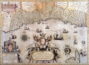 Mapa da República de Genes de Unknown artist