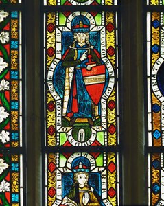 Margrave Leopoldo III de Babenberg (vitral) de Unknown Artist