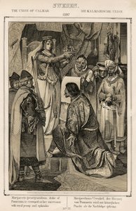Margaret I da Dinamarca, Noruega e Suécia (1353-1412) - The Union of Kalmar by Anonymous de Unknown artist