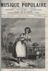 Marie Justine Benoite Duronceray (Madame Favart) em "Ninette a la cour ou le Caprice amoureux" - comédia em três actos e verso, melee d