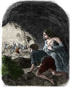 Massacres dos Vaudois no século XVI. de Unknown artist