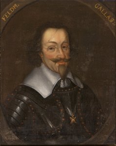 Matthias Gallas, comte de Campo et duc de Lucera, general autrichien - Retrato de Matthias Gallas (1584-1647), Conde de Campo, Duque de Lucera, Anónimo . Óleo sobre tela. Dimensão : 65x55 cm. Nationalmuseum Estocolmo de Unknown artist