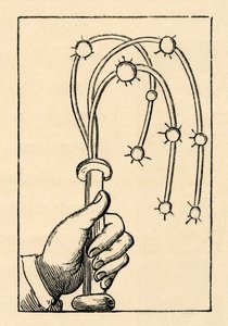 Instrumento de tortura medieval: gato de nove caudas de Unknown artist