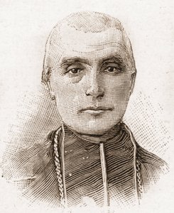 Membros da Academia Francaise em 1895: retrato do Cardeal Adolphe Perraud (1828-1906), eveque e historiador francês. de Unknown artist