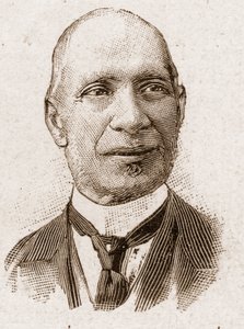 Membros da Academia Francaise em 1895: retrato de Edouard Herve (1835-1899), jornalista e político francês. de Unknown artist