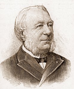 Membros da Academia Francaise em 1895: retrato de Marie Louis Antoine Gaston Boissier (1823-1908), historiadora e filóloga francesa. de Unknown artist