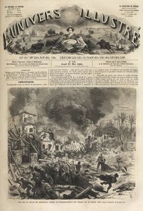 Mendoza, Argentina - Terremoto de 1861 - Seisme de 1861 a Mendoza - Argentina - 20 de março de 1861 - O Universo Ilustrado em 1861 - de Unknown artist