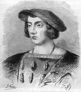Monsenhor Florege; gravura do século XIX. de Unknown artist