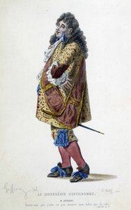 Sr. Jourdain em "Le bourgeois gentilhomme" de Molière de Unknown artist
