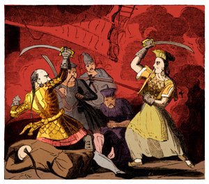Sra. Viúva Ching da pirataria Adminiral Ching de Unknown artist