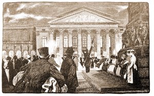 Teatro de Munique, Hoftheater. Século XIX. de Unknown artist
