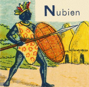 N como Nubian de Unknown artist