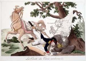 Napoleão: A Queda do Titã Moderno - em "Napoleon 1er", Cartoon Collection de Unknown artist
