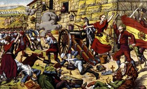 Guerras Napoleónicas: O cerco de Saragoça (15 de Junho - 14 de Agosto de Unknown artist