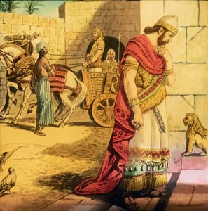 Nabucodonosor II, Rei do Império Neo-Babilónico. de Unknown artist