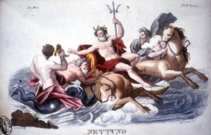 Neptuno - gravura de Unknown artist