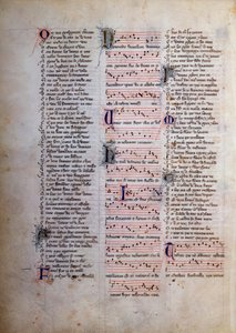 Página de canções, letra e música Miniatura de "Le roman de Fauvel" de Gervais de Bus de Unknown artist