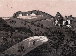 Palestina: vista da cidade de Belém (Belém). em "O mundo ilustra 168 vistas" Sem data (final do século XIX) de Unknown artist