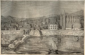 Palma de Maiorca, Mallorca (Mallorca), Ilhas Baleares - gravura 1837 de Unknown artist