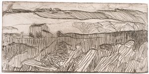 Paysage Rayé (Paisagem com Listras) (gravura) de Unknown artist