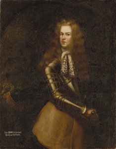 Philippe Christophe Comte de Kœnigsmark, oficial de cavalaria da corte de Hanôver - Retrato do Conde Philipp Christoph von Koenigsmarck (1665-1694), Anônimo . Óleo sobre tela. Tamanho : 150,5x121 cm. Nationalmuseum Estocolmo de Unknown artist